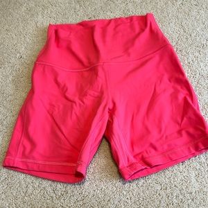 Lululemon high rise 6” align bike shorts